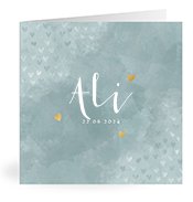 Geburtskarten mit dem Vornamen Ali