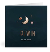 Geburtskarten mit dem Vornamen Alwin