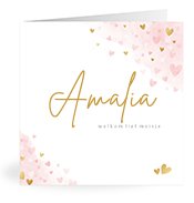 Geboortekaartjes met de naam Amalia
