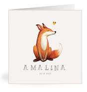 Geburtskarten mit dem Vornamen Amalina