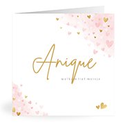 Geboortekaartjes met de naam Anique