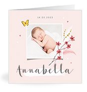 Geburtskarten mit dem Vornamen Annabella
