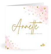 Geboortekaartjes met de naam Annette