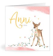 Geburtskarten mit dem Vornamen Anni