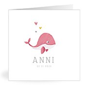 Geburtskarten mit dem Vornamen Anni