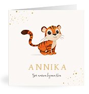Geburtskarten mit dem Vornamen Annika