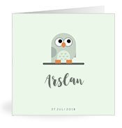 Geburtskarten mit dem Vornamen Arslan