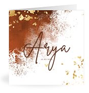 Geboortekaartjes met de naam Arya