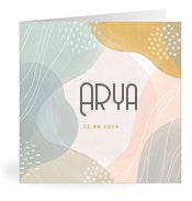 Geburtskarten mit dem Vornamen Arya