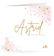 Geboortekaartjes met de naam Astrid
