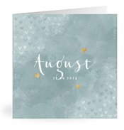 Geboortekaartjes met de naam August