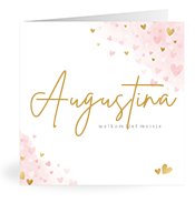Geboortekaartjes met de naam Augustina