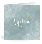 Geburtskarten mit dem Vornamen Ayden