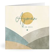 Geburtskarten mit dem Vornamen Ayman