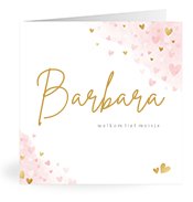 Geboortekaartjes met de naam Barbara