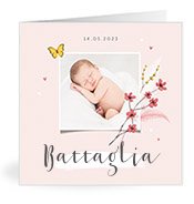 Geburtskarten mit dem Vornamen Battaglia