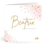 Geburtskarten mit dem Vornamen Beatrix