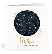 Geboortekaartjes met de naam Beau