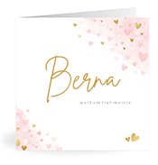Geboortekaartjes met de naam Berna