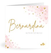 Geboortekaartjes met de naam Bernardina