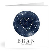 Geburtskarten mit dem Vornamen Bran