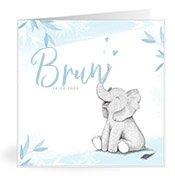 Geburtskarten mit dem Vornamen Brun