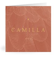Geburtskarten mit dem Vornamen Camilla