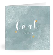 Geburtskarten mit dem Vornamen Carl