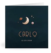 Geburtskarten mit dem Vornamen Carlo