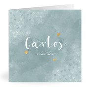 Geburtskarten mit dem Vornamen Carlos