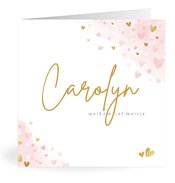 Geboortekaartjes met de naam Carolyn