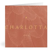 Geburtskarten mit dem Vornamen Charlotta
