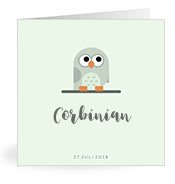 Geburtskarten mit dem Vornamen Corbinian