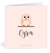 Geburtskarten mit dem Vornamen Cyra