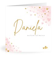 Geboortekaartjes met de naam Daniela