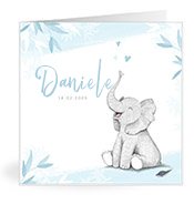 Geburtskarten mit dem Vornamen Daniele