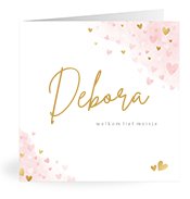 Geboortekaartjes met de naam Debora