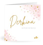 Geboortekaartjes met de naam Derkina