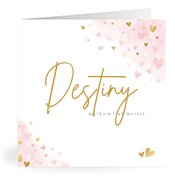 Geboortekaartjes met de naam Destiny