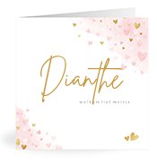 Geboortekaartjes met de naam Dianthe