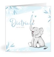 Geburtskarten mit dem Vornamen Dietrich