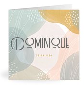 Geburtskarten mit dem Vornamen Dominique