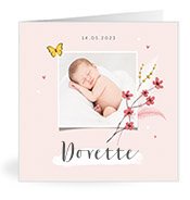 Geburtskarten mit dem Vornamen Dorette