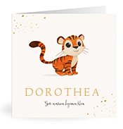 Geburtskarten mit dem Vornamen Dorothea