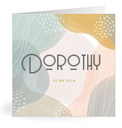 Geburtskarten mit dem Vornamen Dorothy