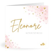 Geburtskarten mit dem Vornamen Eleonore