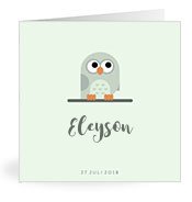 Geburtskarten mit dem Vornamen Eleyson