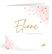 Geboortekaartjes met de naam Eliane