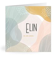 Geburtskarten mit dem Vornamen Elin
