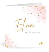 Geburtskarten mit dem Vornamen Elina